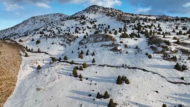 Kahramanmaraş’taki fay kırığı havadan görüntülendi