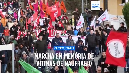 Vítimas de naufrágio homenageadas em Itália