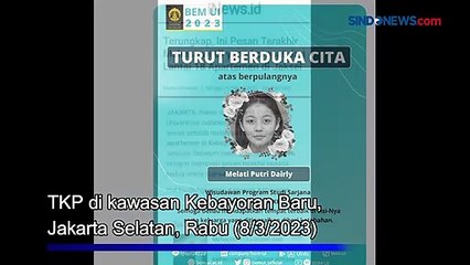 Mahasiswi UI Lompat dari Lantai 18 Apartemen, Sempat Buat Pesan untuk Orangtua