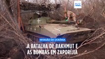 Combates em Bakhmut e bombas em Zaporíjia com mais ucranianos a caminho da guerra