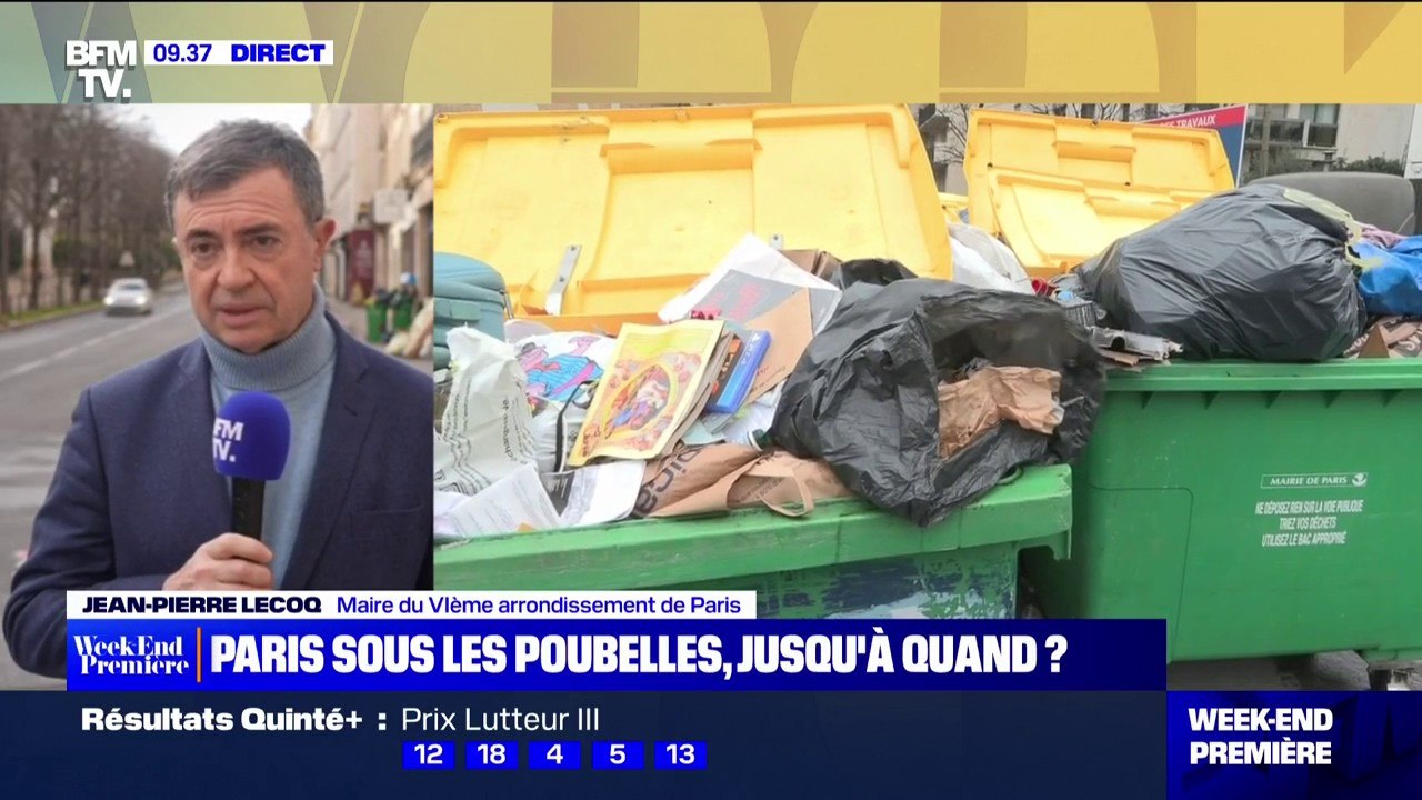 Paris sous les poubelles: pour Jean-Pierre Lecoq, maire du VIe, "le droit de grève doit s'effacer devant les risques sanitaires"