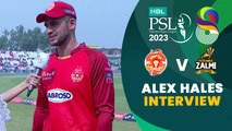 Alex Hales Interview | Islamabad United vs Peshawar Zalmi | Match 29 | HBL PSL 8 | MI2T