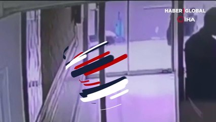 Lüks rezidansın girişindeki kadın cinayeti kamerada!