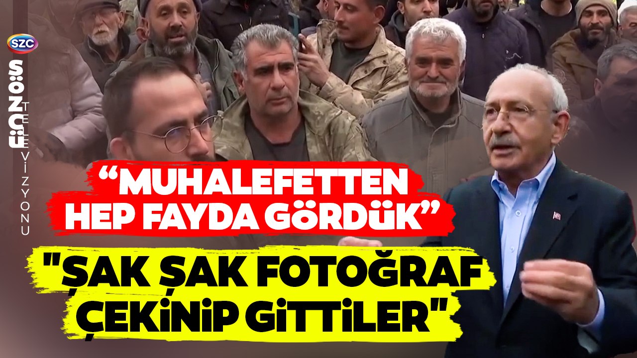 Kılıçdaroğlu'na Sayın Cumhurbaşkanım Dedi ve Haykırdı: İktidar Partileri Fotoğraf Çekinip Gittiler