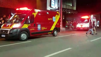 Jovem precisa de atendimento do Siate após sofrer queda