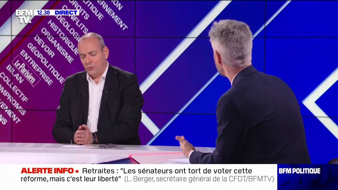Laurent Berger: "Je dis au gouvernement : puisque vous ne faites pas confiance à la démocratie sociale, écoutez au moins les citoyens"