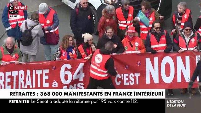 Les images à retenir de la manifestation contre la réforme des retraites le samedi 11 mars 2023