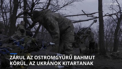 Egyre zárul az ostromgyűrű Bahmut körül