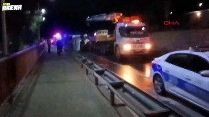 Alanya Kestelspor'u taşıyan otobüs kaza geçirdi! 15 yaralı var, iki futbolcunun durumu ağır