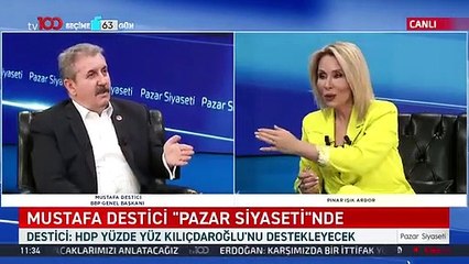 BBP lideri Destici: Kılıçdaroğlu zorlu değil, tehlikeli bir rakip