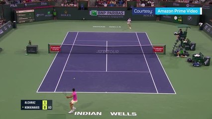 Alcaraz breezes into Indian Wells last 32 with win over Kokkinakis