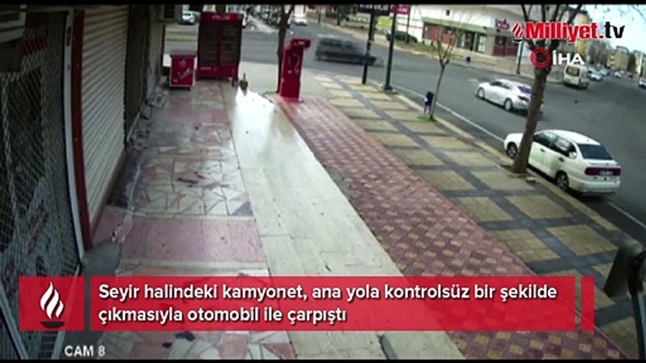Batman’da kaza anı kamerada