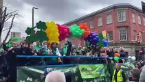 St Patrick’s Day parade through Leeds city centre as hundreds line route from Millennium Square ☘️