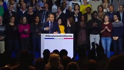 Extrait du discours d’Emmanuel Macron à la Porte de Versailles