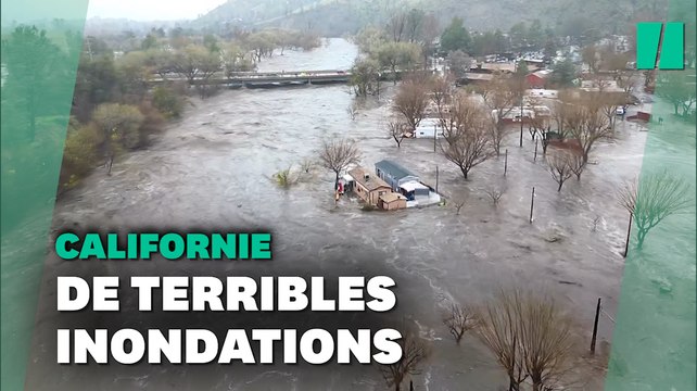 Les images impressionnantes des inondations en Californie