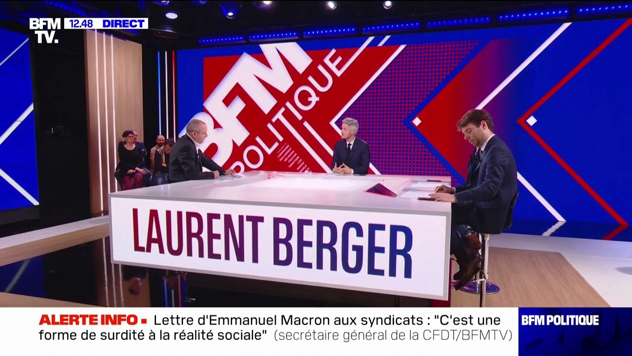 Laurent Berger à Matignon? "C'était des bêtises (...) je ne ferai pas de politique", répond Laurent Berger