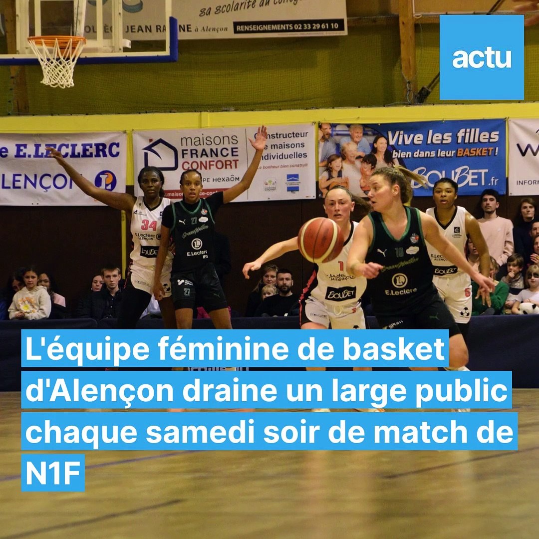Un samedi soir de basket féminin à Alençon - Vidéo Dailymotion