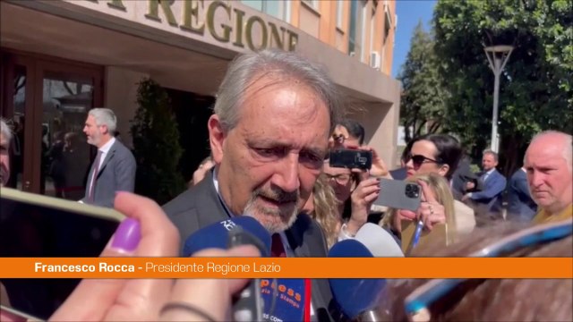 Lazio, Rocca La mia sarà presidenza del fare,no pregiudizi ideologici