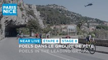 Poels dans le groupe de tête / Poels in the leading group - Étape 8 / Stage 8 - #ParisNice 2023