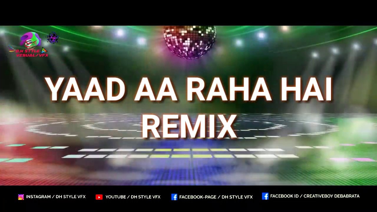Yaad Aa Raha Hai Remix | Disco Dancer | DJ Ud&Jowin X VDJ DH Style