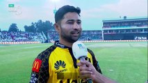 Khurram Shahzad Interview | Islamabad United vs Peshawar Zalmi | Match 29 | HBL PSL 8 | MI2T