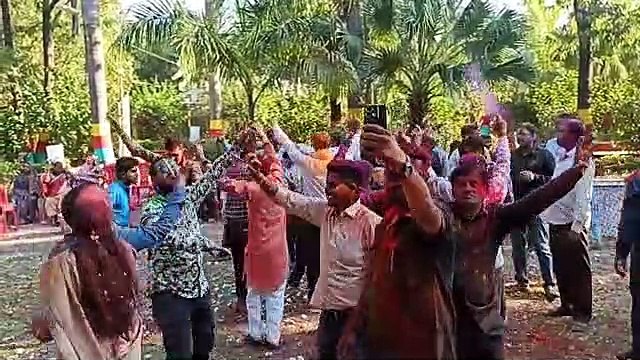 संयुक्त माली सैनी समाज के लोगों ने मनाया होली मिलन समारोह