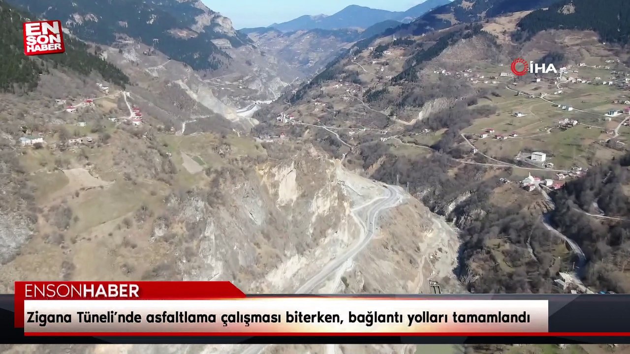 Zigana Tüneli nisanda açılıyor
