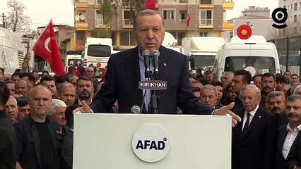 Erdoğan afet bölgesinde Kılıçdaroğlu'nu yuhalattı