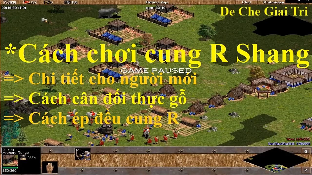 Cách chơi cung R Shang _ Chi tiết cho người mới