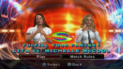 WWE SmackDown vs. Raw 2006 Lita vs Michelle McCool