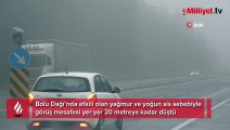 Bolu Dağı'nda göz gözü görmüyor