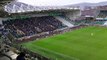 Linfield fans celebrate BetMcLean Cup final success against Coleraine by 2-0