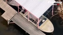 Drone Ukraina Menjatuhkan Bom ke Tentara Rusia yang Membawa Korban di Perahu