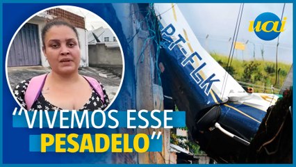 Queda de avião em BH: acidente deixa moradores aterrorizados