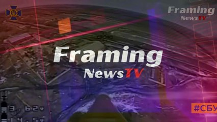 Drone Kamikaze Ukraina Menyerang Tank Rusia yang Sedang Bergerak