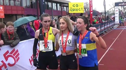 Natasha Phillips breaks record to win Inverness Half Marathon 2023.