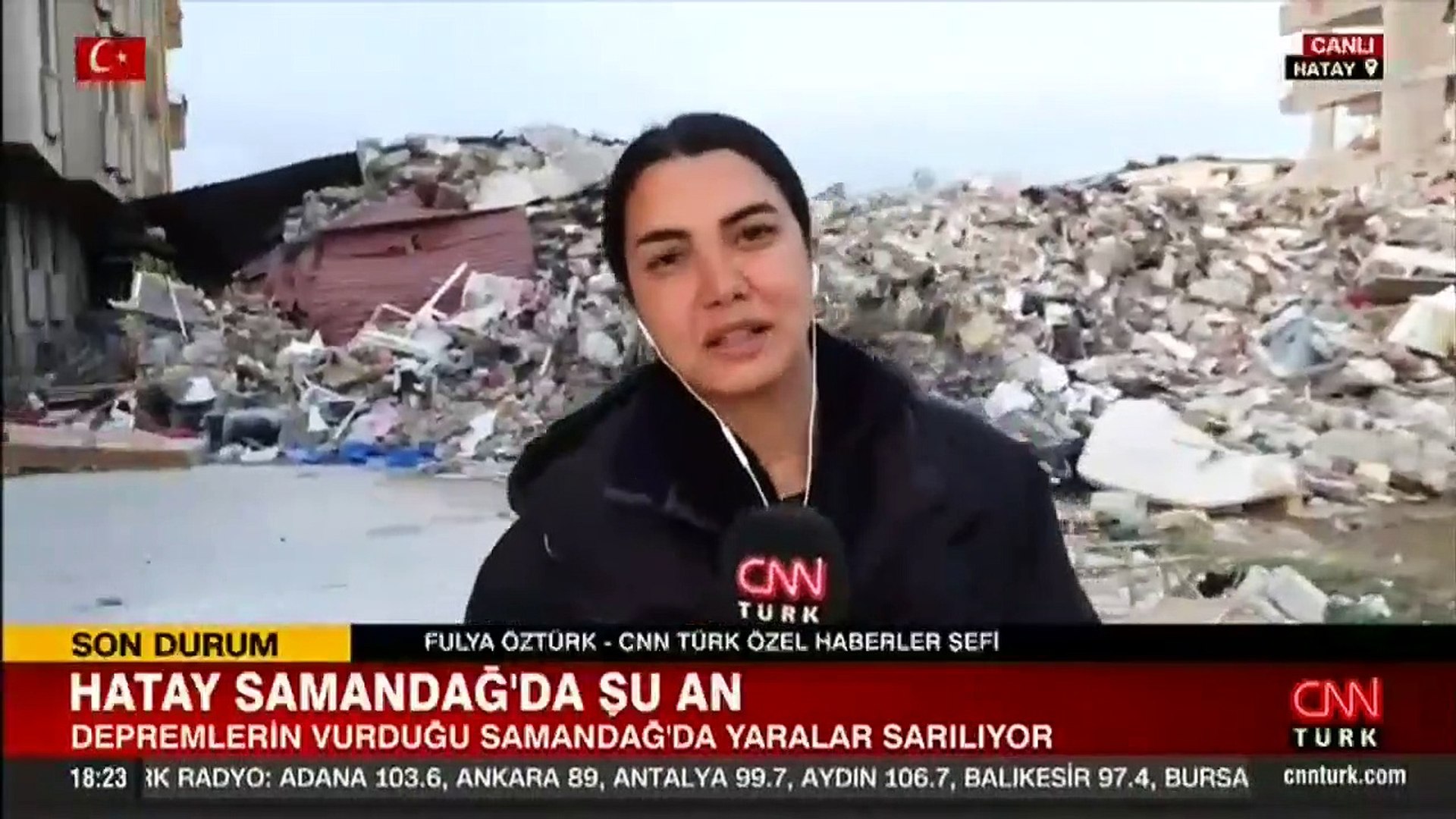 CNN TÜRK ekibi bölgeden bildirdi! Samandağ'da son durum ne? - Dailymotion  Video