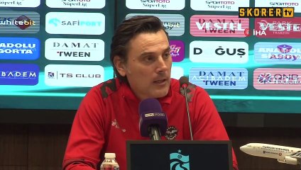 Vincenzo Montella: "Hak ettiğimiz bir sonuç değil"