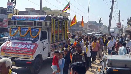काशीबाबा की पदयात्रा में गूंजे जयकारे