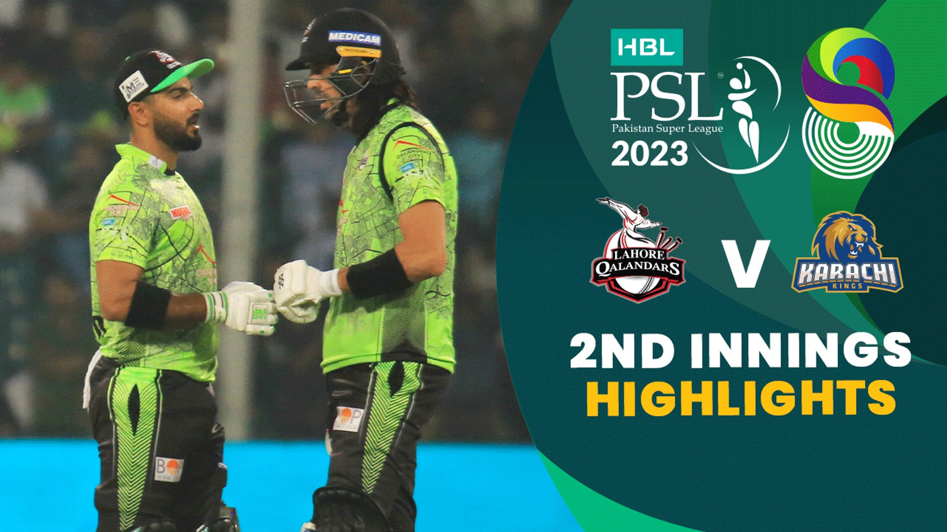 2nd Innings Highlights Lahore Qalandars vs Karachi Kings Match 30 HBL PSL 8 MI2T