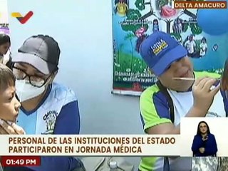 Realizan Mega Jornada Médica Integral en la Base de Misiones Hugo Chávez en Delta Amacuro
