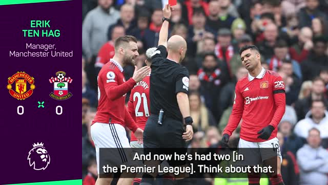 'Inconsistent' refereeing cost United points - Ten Hag