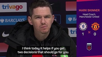 Skinner fumes as Man United denied two 'stonewall' penalties