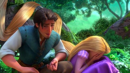 TANGLED Rapunzel Leaves The Tower For The First Time (2010) Disney