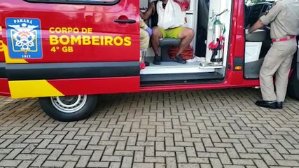 Ciclista quebra o braço após colisão com outra bicicleta na Avenida Brasil