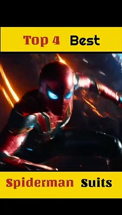 TOP 4 BEST SPIDERMAN SUITS...__ TOM HOLLAND SPIDERMAN SUITS __ _mcu _marvel _spiderman _tomholland