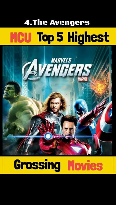 _TOP 5 HIGHEST GROSSING MOVIES OF _MARVEL ....._shorts _mcu _avengers _grossing