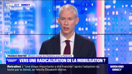 Franck Riester: "Les pressions sur les élus, les blocages, tout ça n'est pas acceptable"