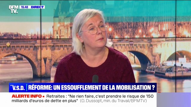 Marie Buisson (CGT): L'intersyndicale est d'une solidité incroyable sur le refus du recul de l'âge de départ en retraite