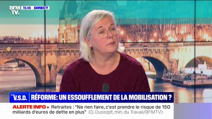 Marie Buisson (CGT): "L'intersyndicale est d'une solidité incroyable sur le refus du recul de l'âge de départ en retraite"
